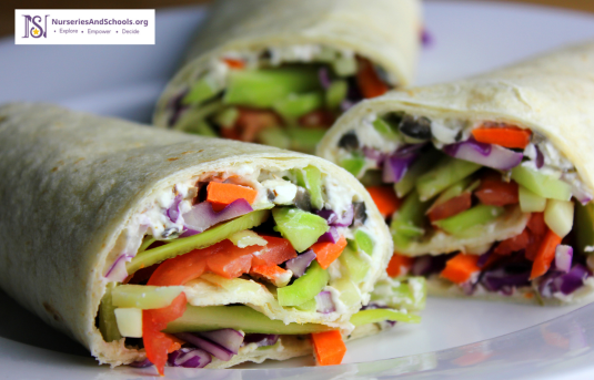 Veggie Wraps (Fresh & Colorful)